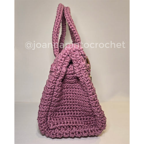 Crochet Birkin 25, Lilac